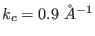 $ k_{c} = 0.9 ~\AA^{-1}$